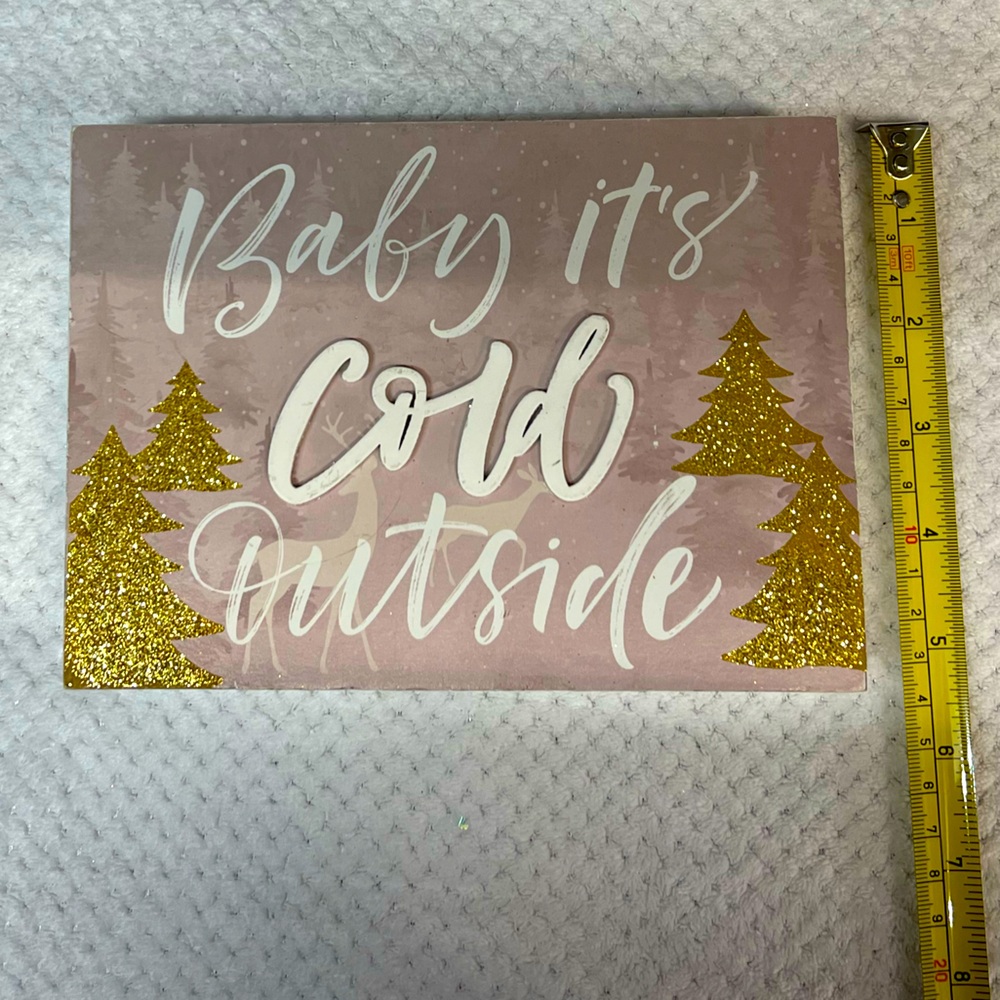 Cute shelf, table or wall decor!